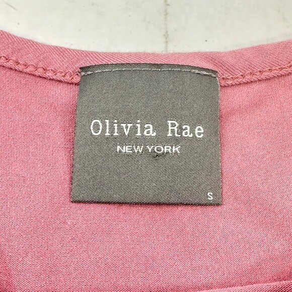 Olivia Rae New York Women's Size Small Dress Sleeveless A-Line Pink Preowned - Picture 3 of 11